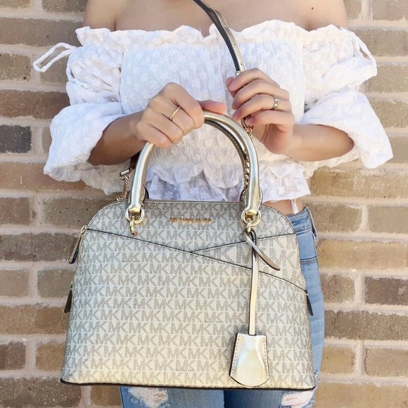 Michael Kors Handbags - Michael Kors Satchel Crossbody Signature MK